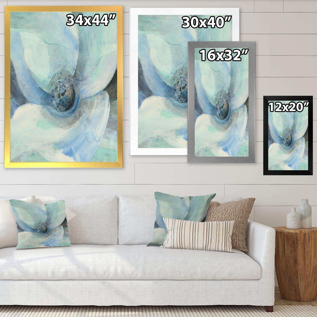 Watercolor Moonlight Magnolia II - Farmhouse Wall Art Prints