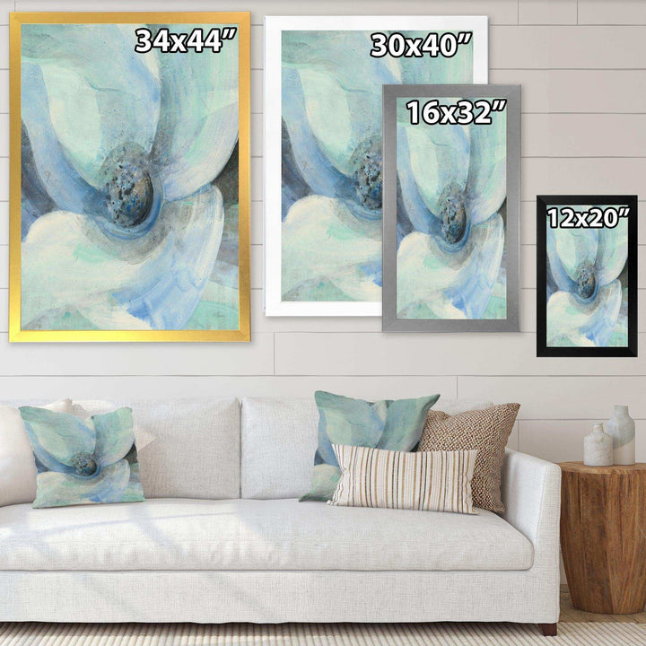 Watercolor Moonlight Magnolia II - Farmhouse Wall Art Prints