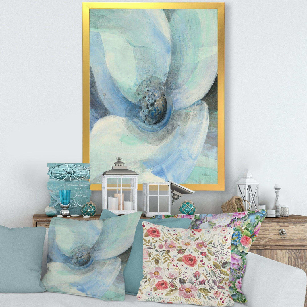 Watercolor Moonlight Magnolia II - Farmhouse Wall Art Prints