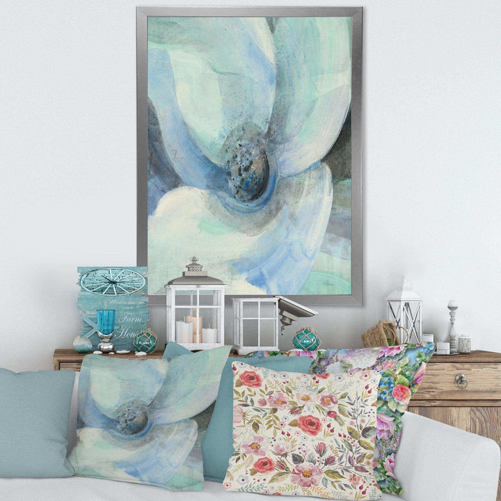 Watercolor Moonlight Magnolia II - Farmhouse Wall Art Prints