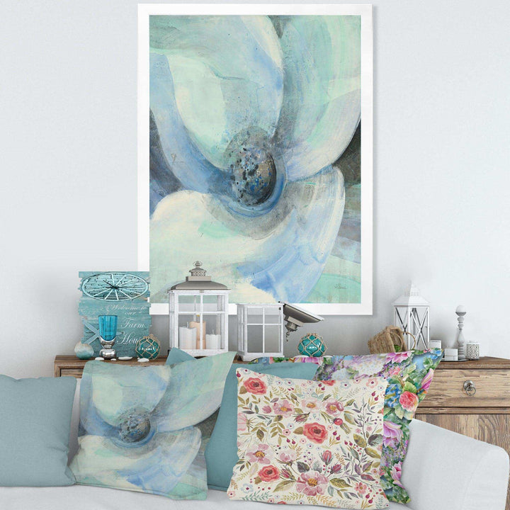 Watercolor Moonlight Magnolia II - Farmhouse Wall Art Prints