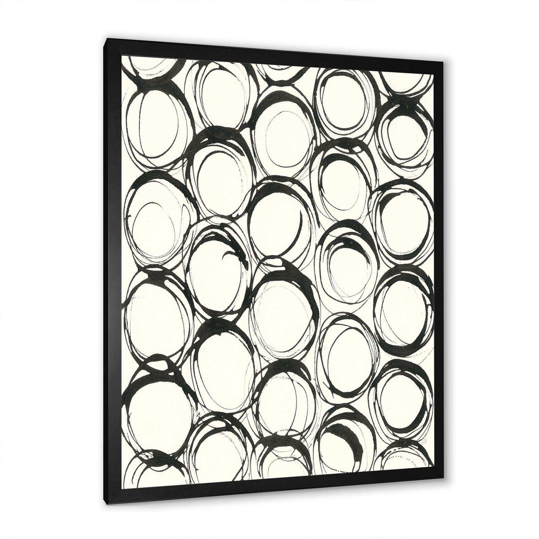 minimalist black and white II - Mid-Century Modern Bedroom Wall Art