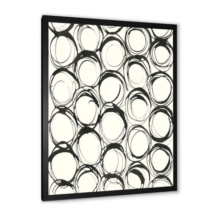 minimalist black and white II - Mid-Century Modern Bedroom Wall Art