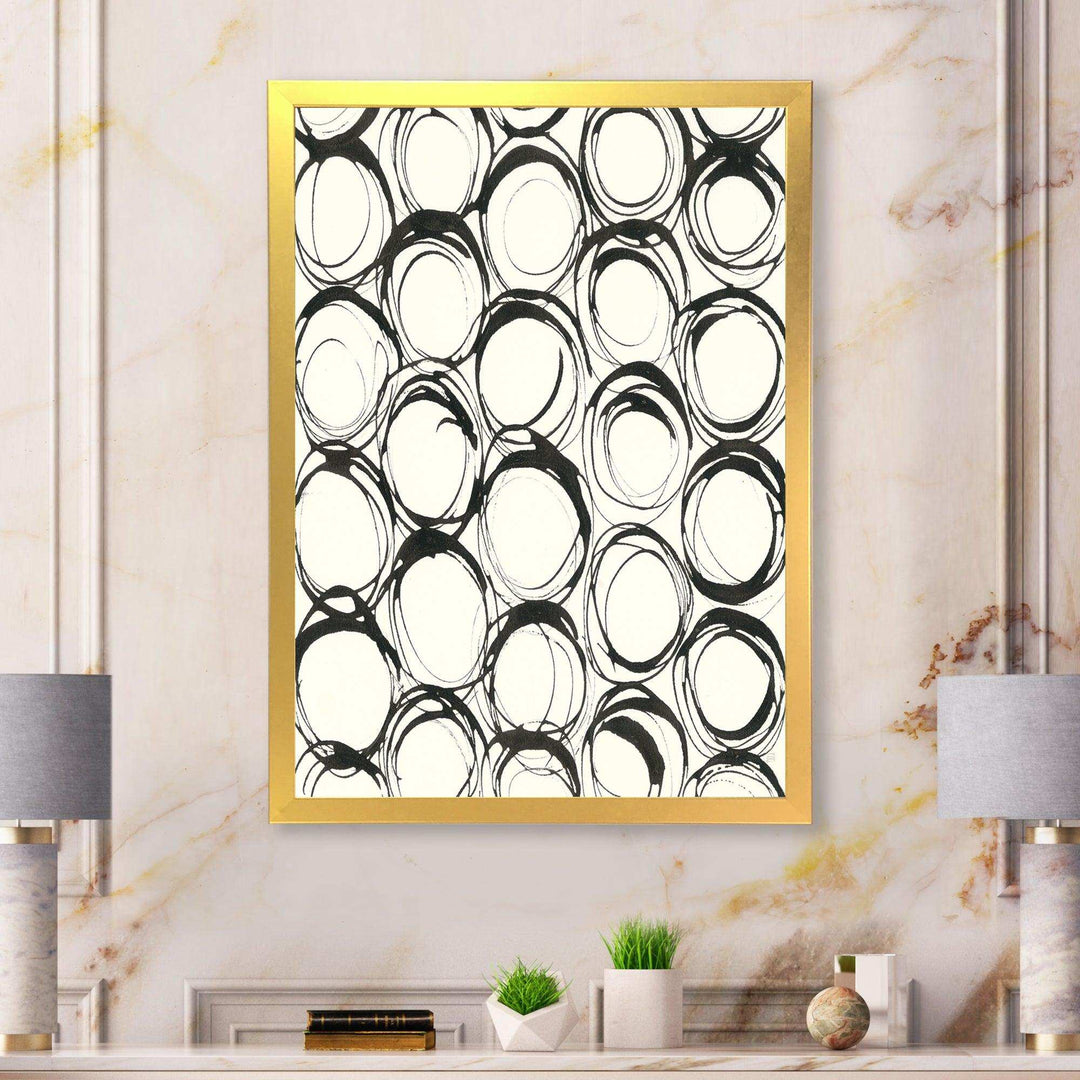 minimalist black and white II - Mid-Century Modern Bedroom Wall Art