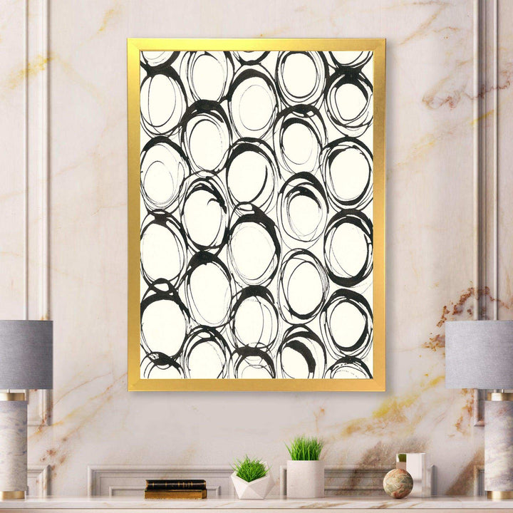 minimalist black and white II - Mid-Century Modern Bedroom Wall Art