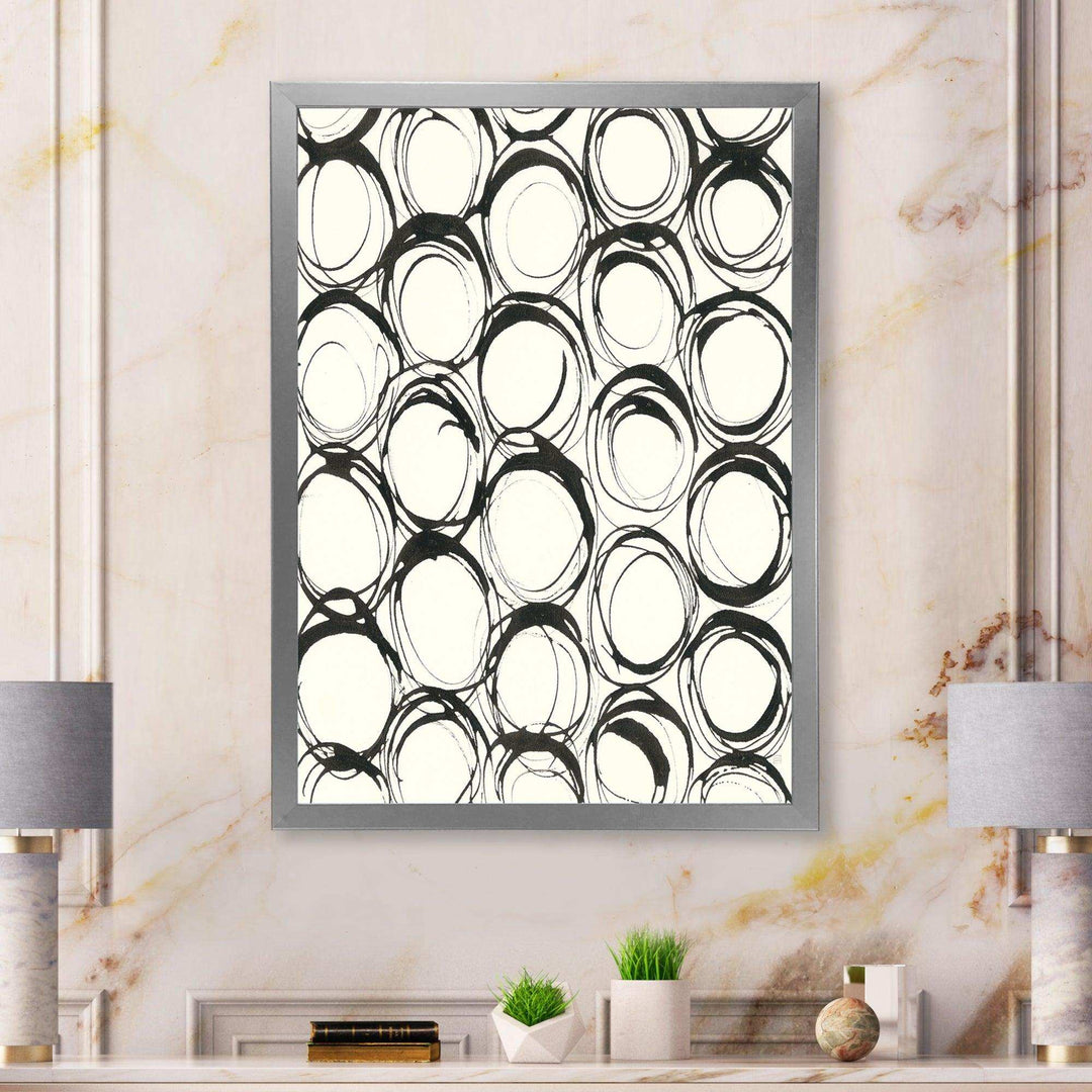 minimalist black and white II - Mid-Century Modern Bedroom Wall Art