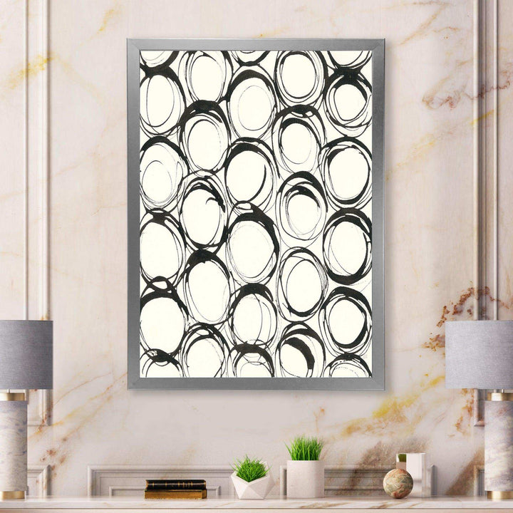 minimalist black and white II - Mid-Century Modern Bedroom Wall Art
