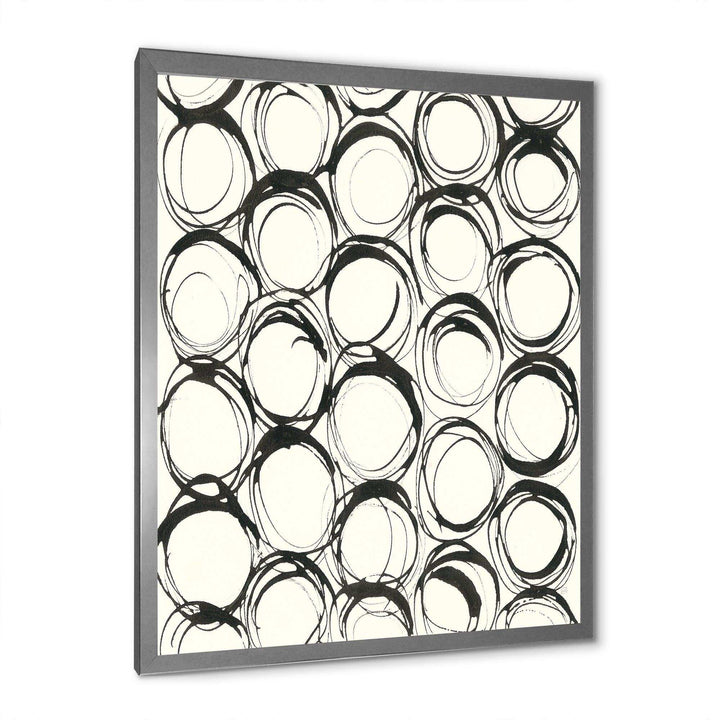 minimalist black and white II - Mid-Century Modern Bedroom Wall Art