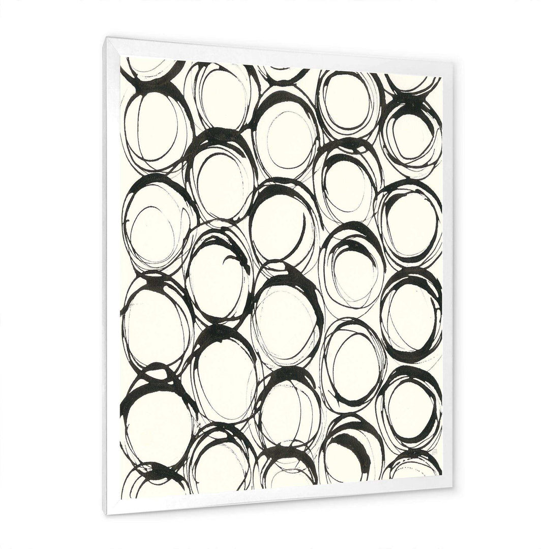 minimalist black and white II - Mid-Century Modern Bedroom Wall Art