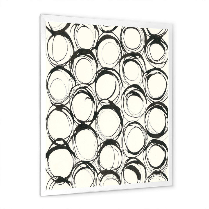 minimalist black and white II - Mid-Century Modern Bedroom Wall Art