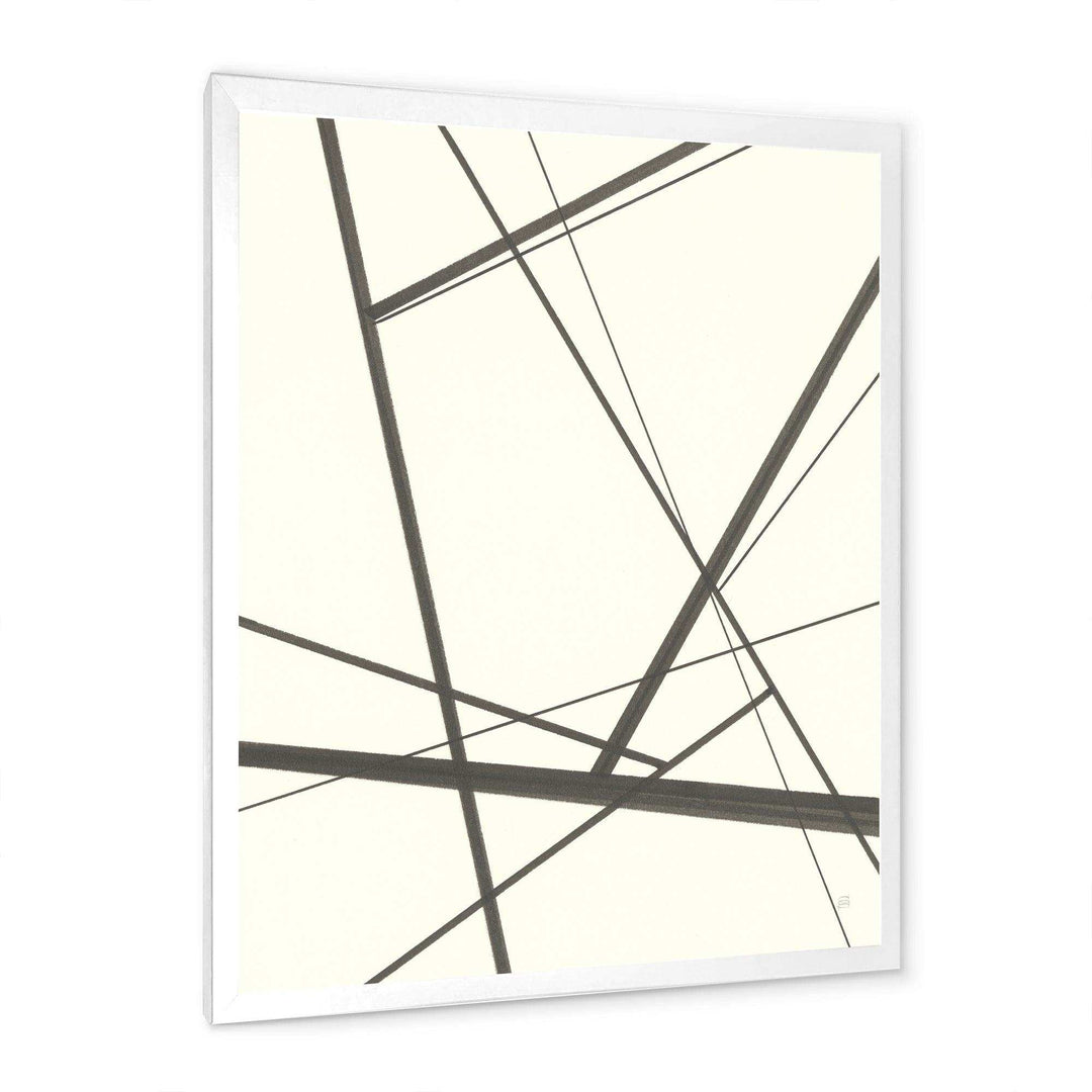 minimalist black and white IV - Mid-Century Modern Wall Art Prints