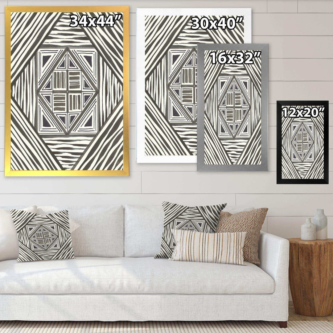 Minimalist Graphics II - Mid-Century Modern Canvas Wall Art
