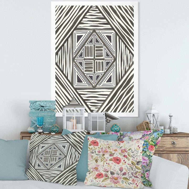Minimalist Graphics II - Mid-Century Modern Canvas Wall Art