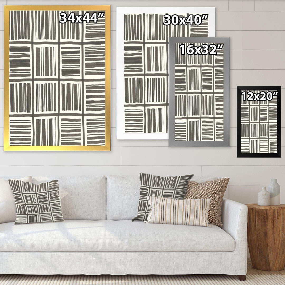 Minimalist Graphics I - Mid-Century Modern Canvas Wall Art
