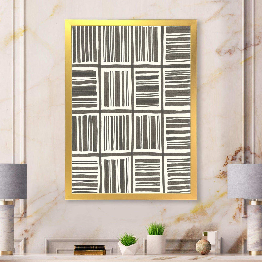 Minimalist Graphics I - Mid-Century Modern Canvas Wall Art