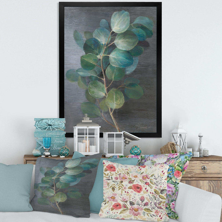 Fresh leaves I - Farmhouse Living Room Wall Decor