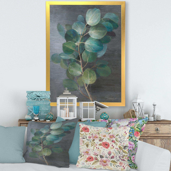 Fresh leaves I - Farmhouse Living Room Wall Decor