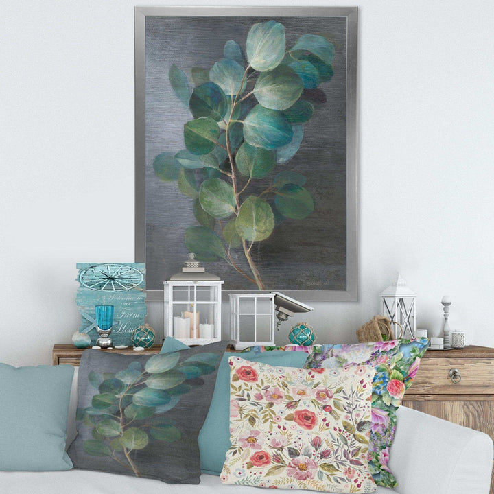 Fresh leaves I - Farmhouse Living Room Wall Decor