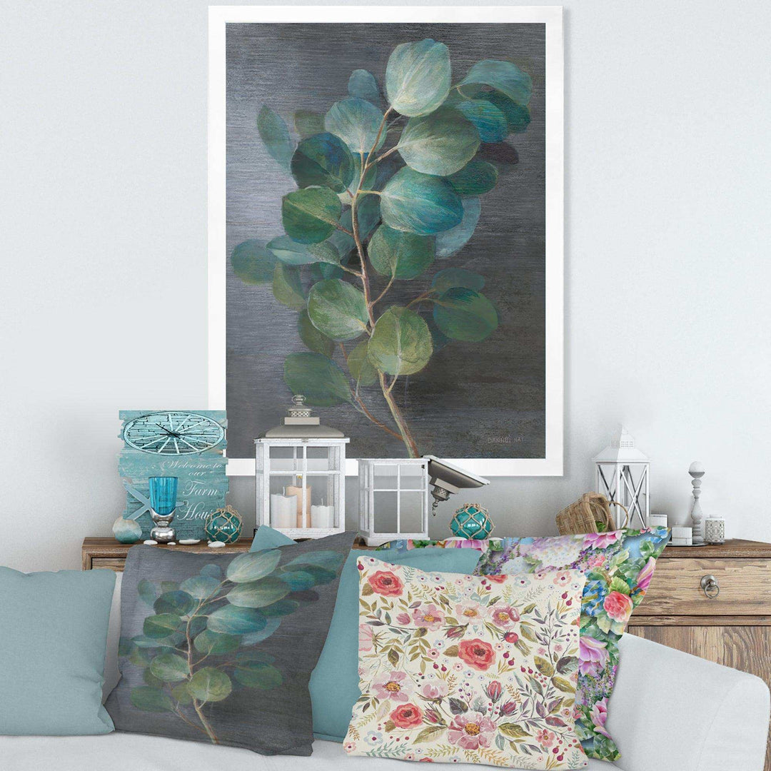 Fresh leaves I - Farmhouse Living Room Wall Decor