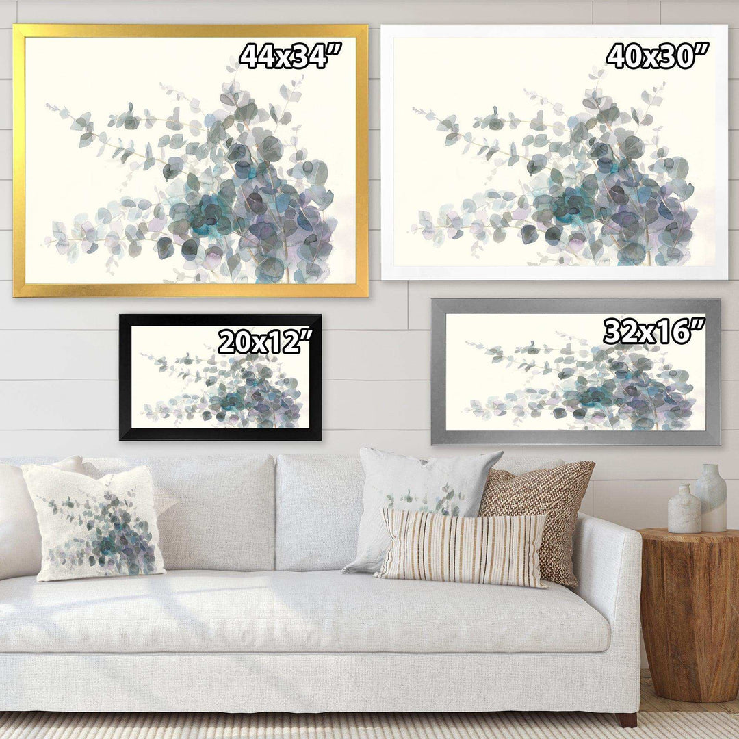 Grey Watercolor Flower II - Traditional Canvas Wall Art