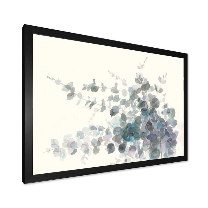 Grey Watercolor Flower II - Traditional Canvas Wall Art