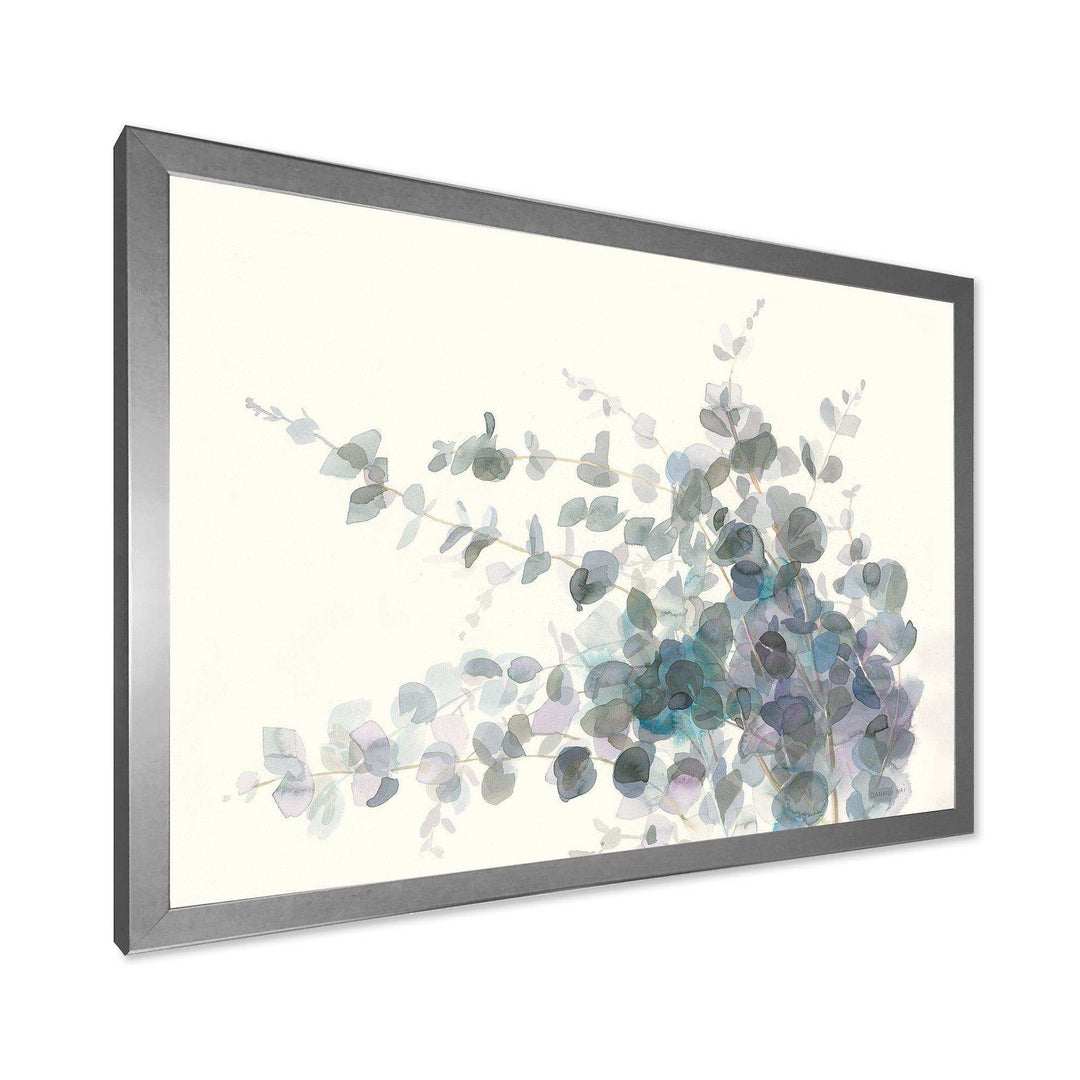 Grey Watercolor Flower II - Traditional Canvas Wall Art