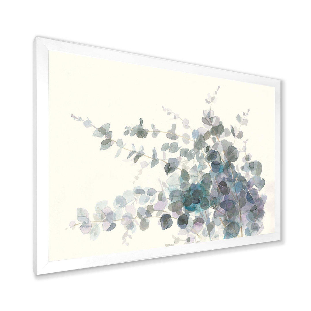 Grey Watercolor Flower II - Traditional Canvas Wall Art