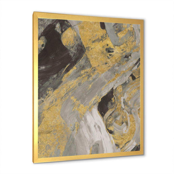 Marble Gold and Black - Modern Wall Art Prints