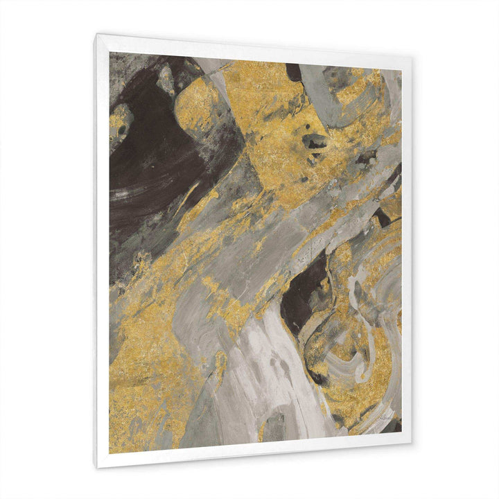Marble Gold and Black - Modern Wall Art Prints