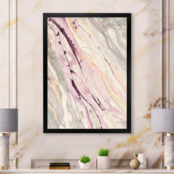 Shaby Pink Marble - Shabby Chic Living Room Wall Decor