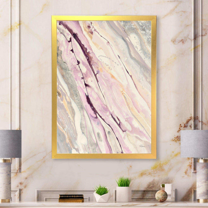 Shaby Pink Marble - Shabby Chic Living Room Wall Decor