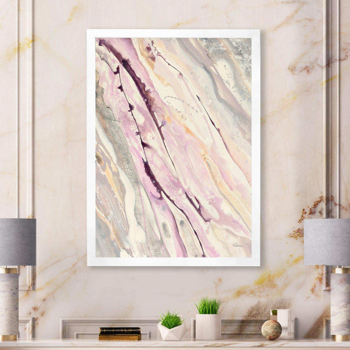 Shaby Pink Marble - Shabby Chic Living Room Wall Decor