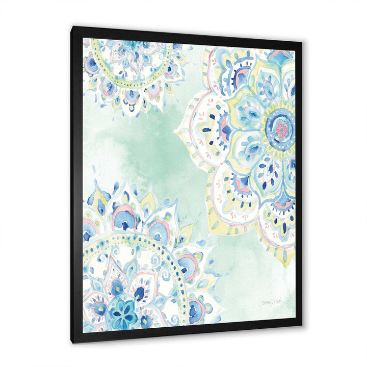 Watercolor mandalas IV - Farmhouse Canvas Wall Art