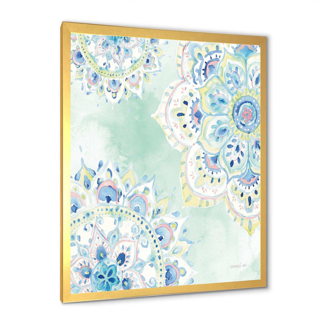 Watercolor mandalas IV - Farmhouse Canvas Wall Art