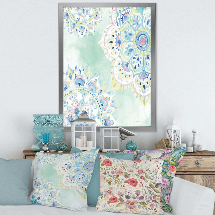 Watercolor mandalas IV - Farmhouse Canvas Wall Art