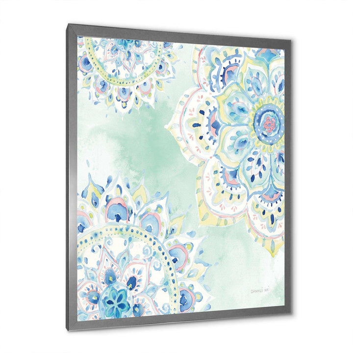 Watercolor mandalas IV - Farmhouse Canvas Wall Art