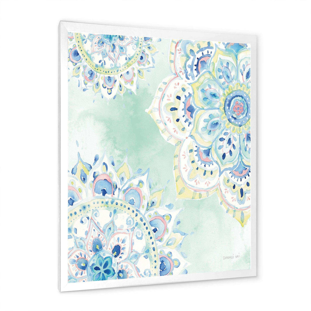Watercolor mandalas IV - Farmhouse Canvas Wall Art