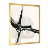 Abstract Neutral I Framed Print Vibrant Gold - 1.5" Width