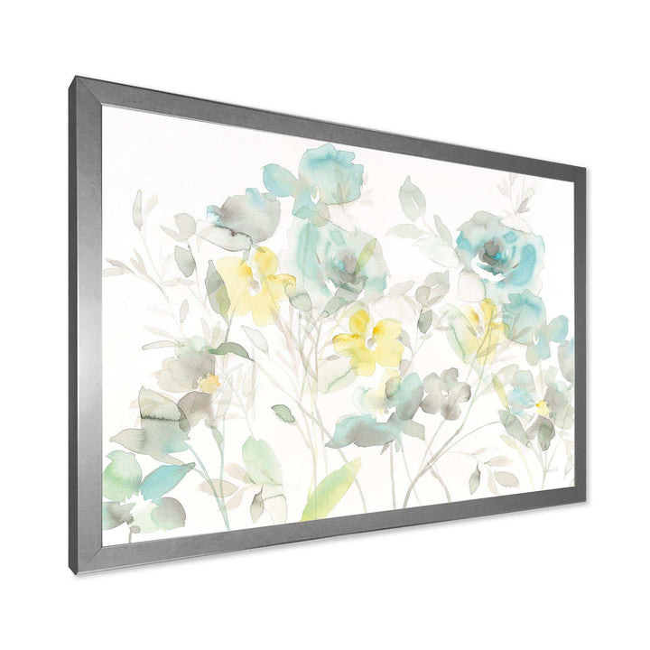 Aqua Rose Natural Element - Traditional Wall Art Prints