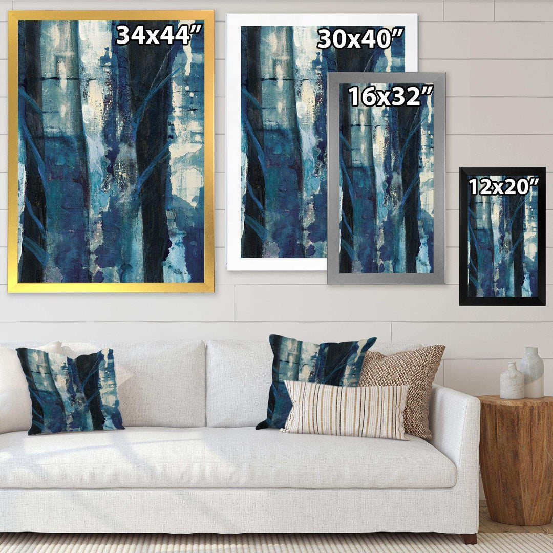 Deep Woods I Indigo - Traditional Wall Art Prints
