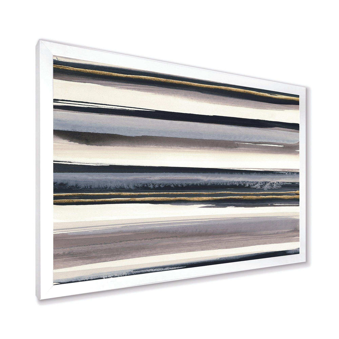 Gold Watercolor Amethyst I - Modern Wall Art Prints