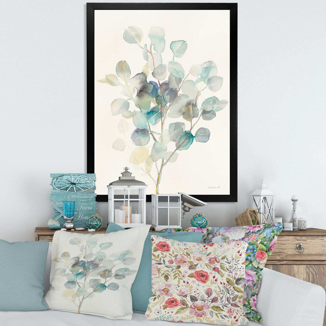 Eucalyptus leaves I - Traditional Bedroom Wall Art