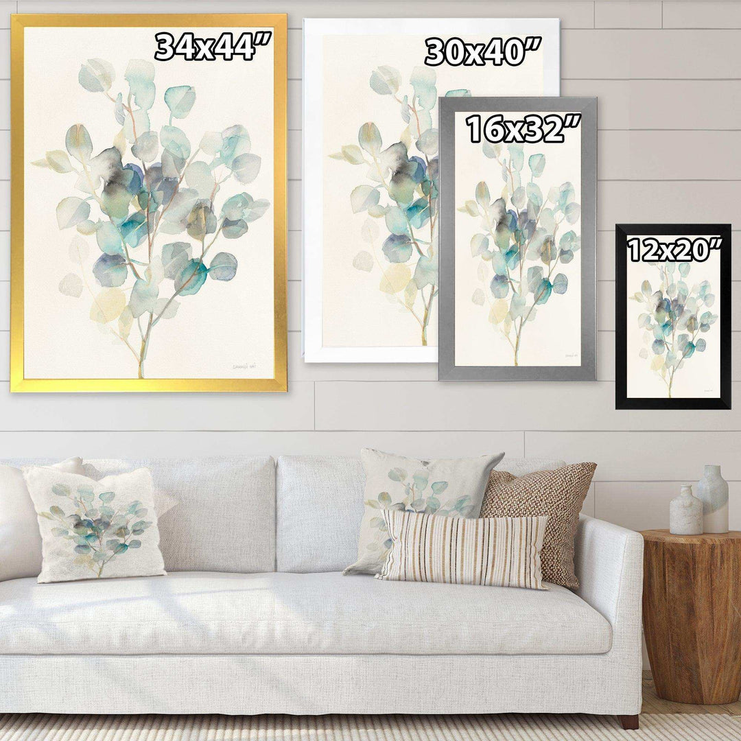 Eucalyptus leaves I - Traditional Bedroom Wall Art