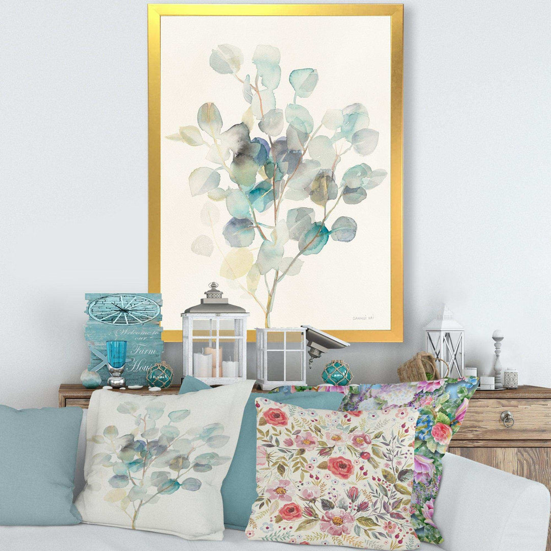 Eucalyptus leaves I - Traditional Bedroom Wall Art