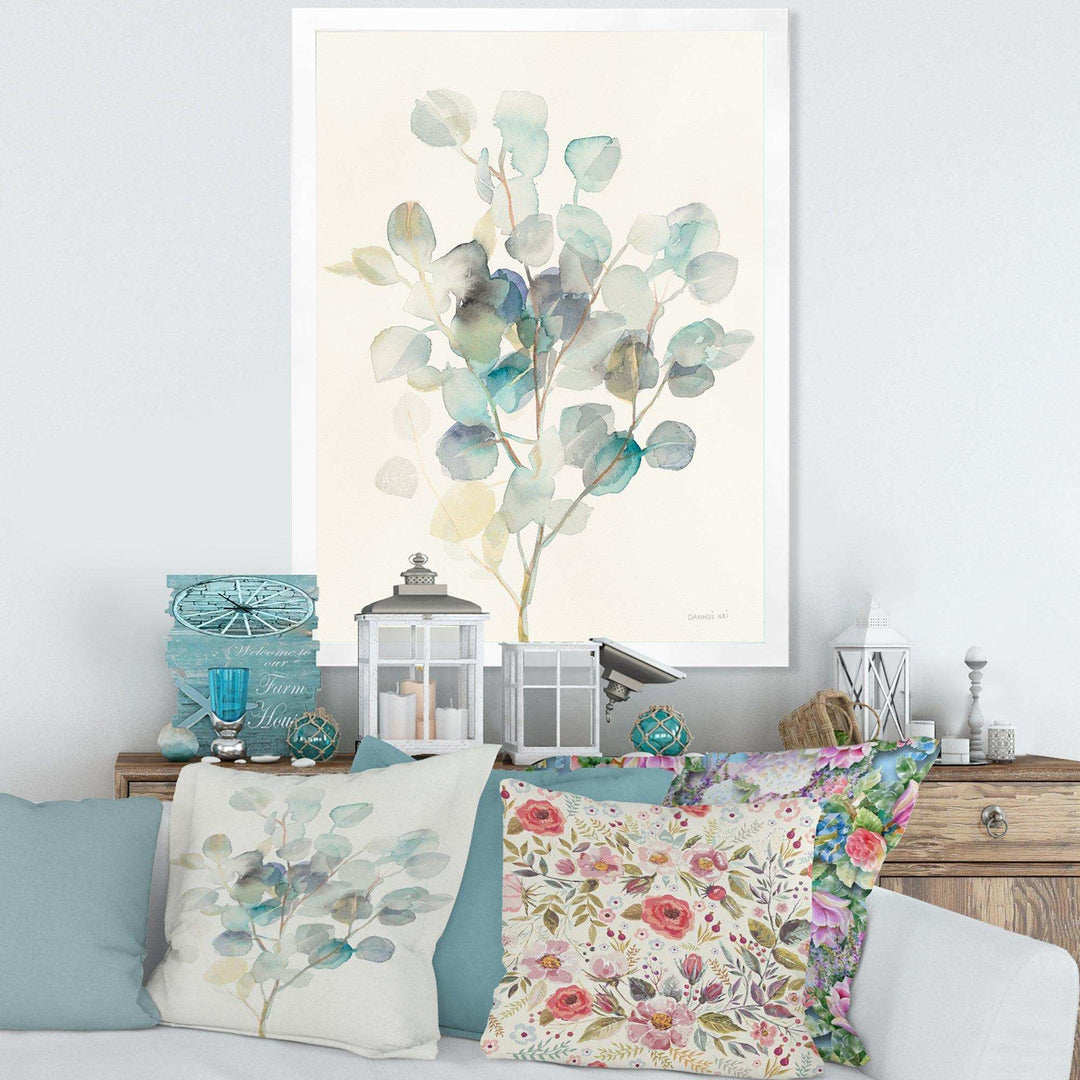 Eucalyptus leaves I - Traditional Bedroom Wall Art