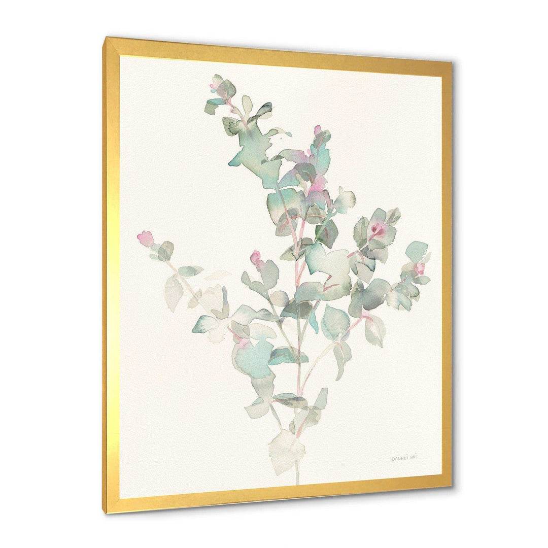 Eucalyptus leaves II - Traditional Bedroom Wall Art