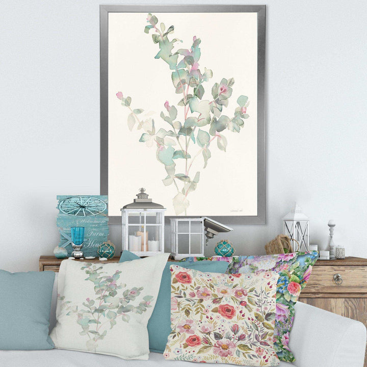 Eucalyptus leaves II - Traditional Bedroom Wall Art