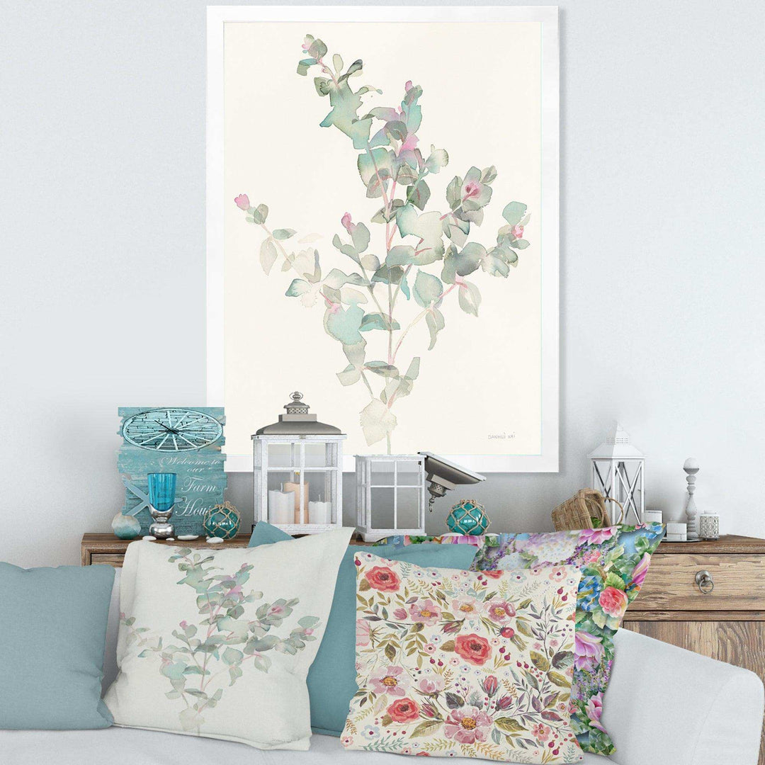 Eucalyptus leaves II - Traditional Bedroom Wall Art