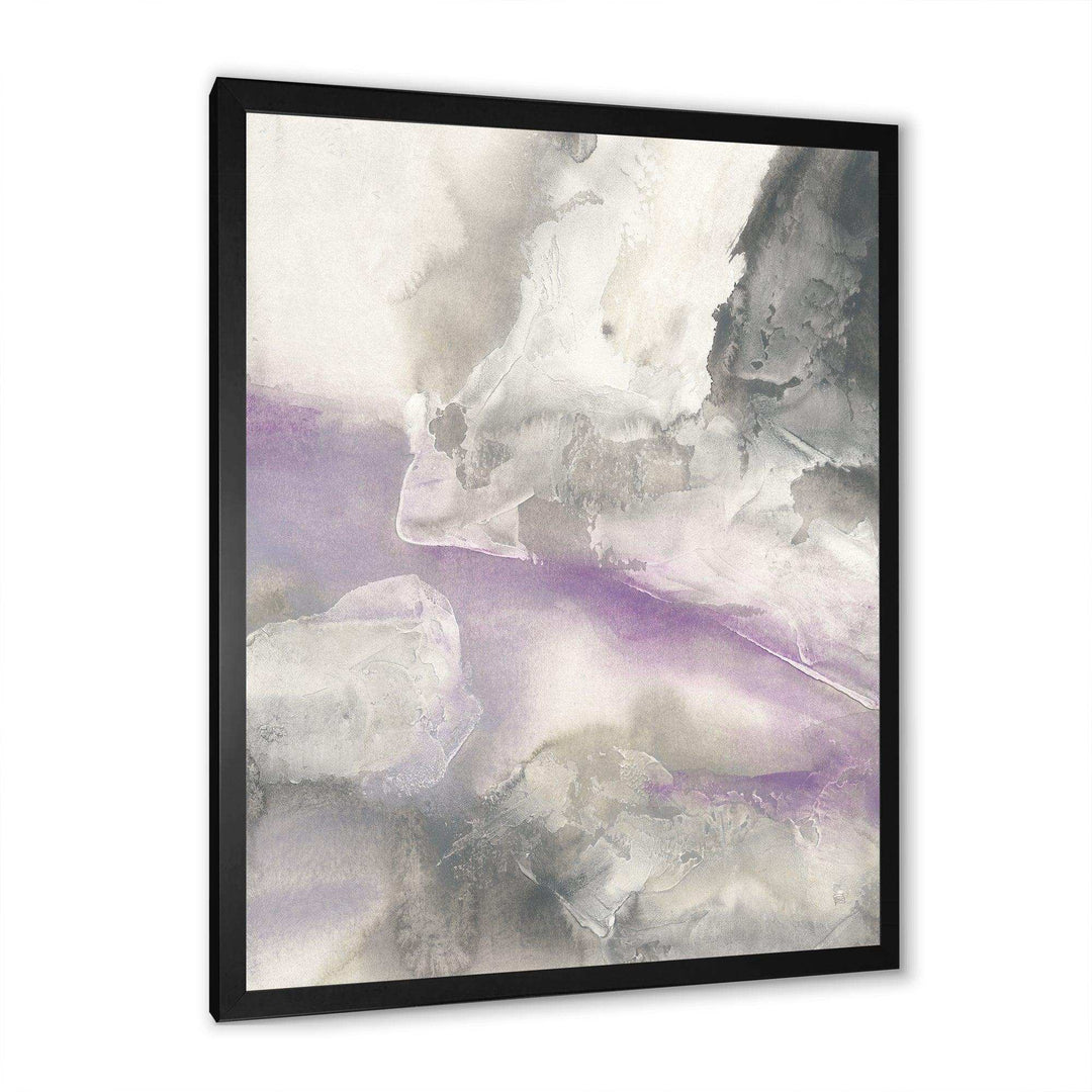 Watercolor Minimal Purple Tones I - Farmhouse Canvas Wall Art