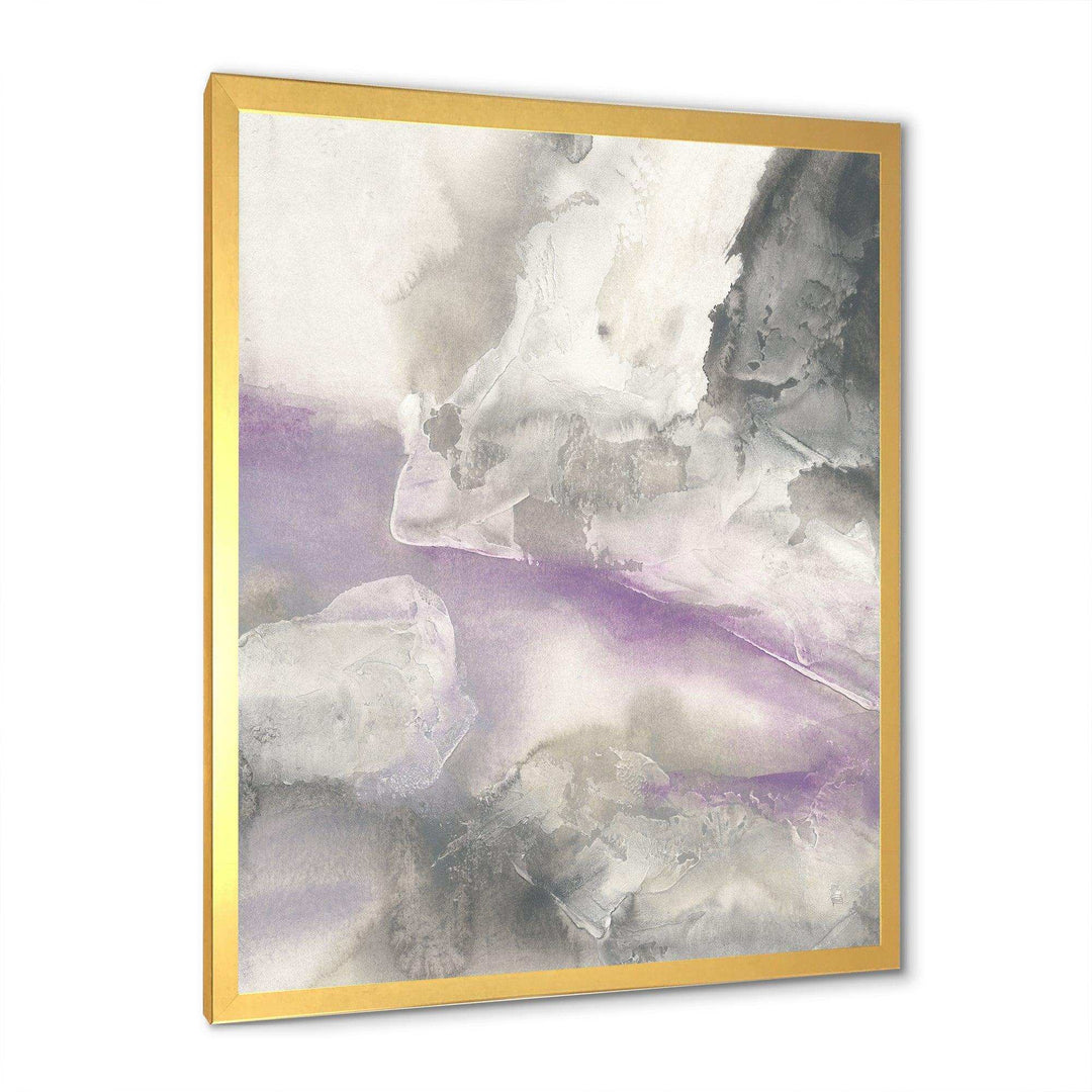 Watercolor Minimal Purple Tones I - Farmhouse Canvas Wall Art